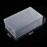Artiss Set of 40 Clear Shoe Box Transparent Foldable Shoe Storage Stackable Case