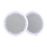 2 x 6" In Ceiling Speakers Home 80W Speaker Theatre Stereo Outdoor Multi Room