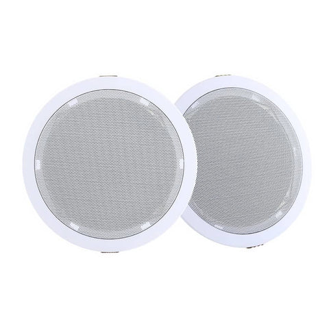 2 x 6" In Ceiling Speakers Home 80W Speaker Theatre Stereo Outdoor Multi Room