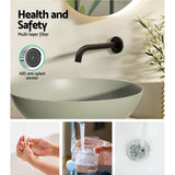 Cefito Bathroom Spout Wall Mounted Faucet Basin Sink Laundry Bathtub Black