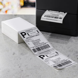 500 Sheets Direct Thermal Labels Adhesive Printer Paper BarcodeÂ Shipping Sticker