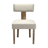 Artiss Milford Dining Chairs Beige Fabric Set of 2