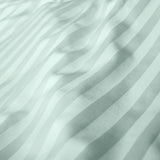 Royal Comfort 1200 Thread Count 3 Piece Combo Set 100% Egyptian Cotton Striped - Queen - Chambray