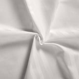 Royal Comfort 1200 Thread Count 3 Piece Combo Set 100% Egyptian Cotton Striped - King - Silver