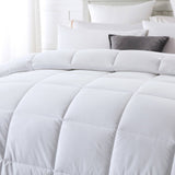 darrahopens Home & Garden > Bedding Royal Comfort 260GSM Deluxe Eco-Silk Touch Quilt 100% Cotton Cover - King - White