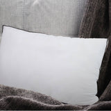 Casa Decor Silk Blend Pillow Hypoallergenic Gusset Cotton Cover Single Pack