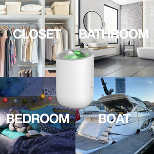 Pursonic 600ML Smart Touch X3 Dehumidifier Portable Electric Office Home White