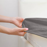 Royal Comfort 1500 Thread Count 6 Piece Cotton Rich Bedroom Collection Set - King - Dusk Grey