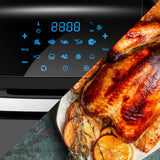 Kitchen Couture Healthy Options 13 Litre Air Fryer 10 Presets LCD Display Black