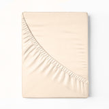 Royal Comfort 1200 Thread Count Fitted Sheet Cotton Blend Ultra Soft Bedding - Queen - Ivory