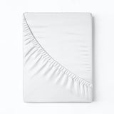 Royal Comfort 1200 Thread Count Fitted Sheet Cotton Blend Ultra Soft Bedding - King - White