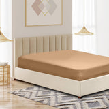 Royal Comfort 1200 Thread Count Fitted Sheet Cotton Blend Ultra Soft Bedding - King - Linen