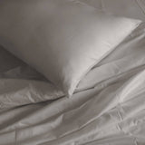 Royal Comfort 1000 Thread Count Bamboo Cotton Sheet and Quilt Cover Complete Set - Queen - Dove