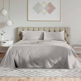 Kensington 1200 Thread Count 100% Egyptian Cotton Sheet Set Stripe - Super King - Grey