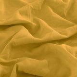 Royal Comfort Flax Linen Blend Sheet Set Bedding Luxury Breathable Ultra Soft - Queen - Mustard Gold