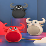 Fitsmart Bluetooth Animal Face Speaker Portable Wireless Stereo Sound - Red