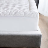 Royal Comfort 1200GSM Deluxe 7-Zone Mattress Topper Luxury Gusset Breathable - Single - White