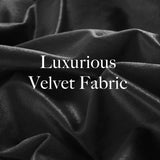 Royal Comfort Velvet Quilt Cover Set Super Soft Luxurious Warmth - King - Charcoal