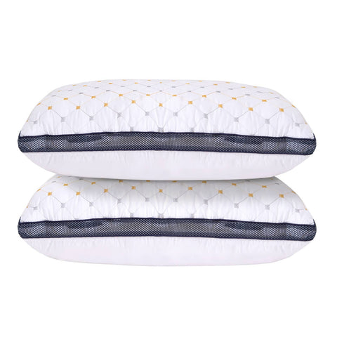 Royal Comfort Luxury Air Mesh Pillows 2 Pack Hotel Quality Checked Ultra Comfort