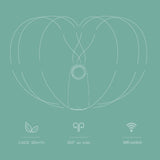 MyGenie Ultra Quiet Eco Flow Air Purifier WI-FI Control HEPA Filter White