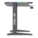 Dyskord Adjustable Gaming Table Desk Office Desktop Steel LED RGB Lighting