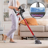 MyGenie H20 PRO Wet Mop 2-IN-1 Cordless Stick Vacuum Cleaner Handheld Recharge - Red