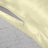 Royal Comfort Mulberry Soft Silk Hypoallergenic Pillowcase Twin Pack 51 x 76cm - Ivory