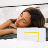 Royal Comfort Mulberry Soft Silk Hypoallergenic Pillowcase Twin Pack 51 x 76cm - Charcoal