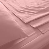 Royal Comfort 1000TC Hotel Grade Bamboo Cotton Sheets Pillowcases Set Ultrasoft - Double - Blush