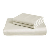 Royal Comfort 1000 Thread Count Cotton Rich 3 Piece Fitted Sheet Pillowcase Set - Queen - Pebble