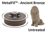 Copper feel PLA based filament MetalFil 1.75mm Ancient Bronze 750 gram 3D Printer Filament
