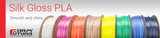 PLA Filament Silk Gloss PLA 2.85mm 50 gram Brilliant Blue 3D Printer Filament