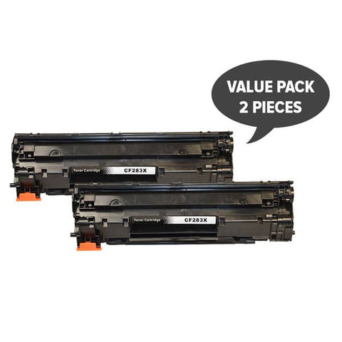 HP Compatible 2 x CF283X Premium Generic Toner