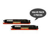 HP Compatible 2 x CF350A #130 Premium Black Generic Toner