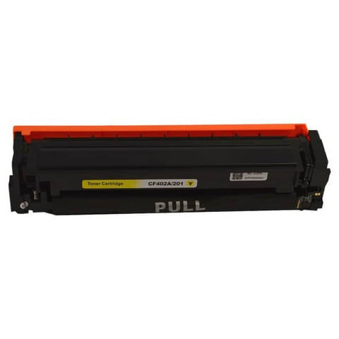HP Compatible CF402A #201A Premium Generic Yellow Toner Cartridge