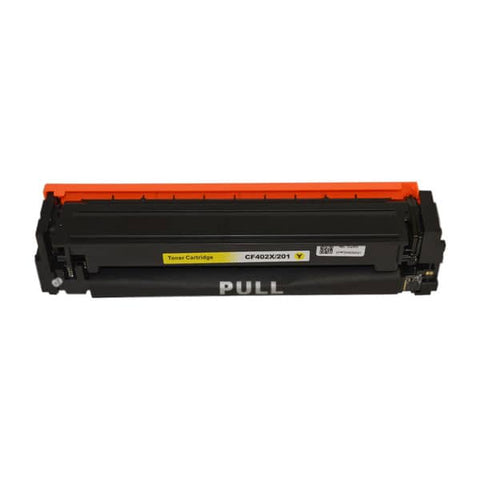 HP Compatible CF402X #201X Premium Generic Yellow Toner Cartridge