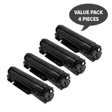 HP Compatible CB435A CB436A Cart 312 Premium Generic Toner x 4