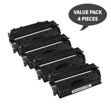 HP Compatible CE505A #05A Cart 319i Black Premium Generic Toner x 4