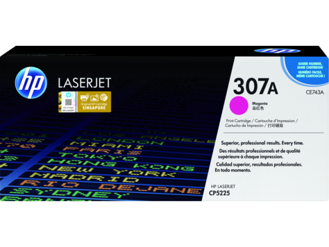 HP Compatible CE743A #307A Magenta Premium Generic Toner Cartridge