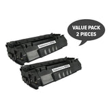 HP Compatible 2 x Q7553A Q5949 CART315i CART 308i Black Premium Toner