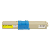 OKI 44973545 #301 Yellow Premium Remanufactured Toner