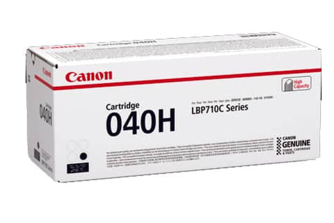 CANON CART040BK HIGH BLACK CARTRIDGE 12.5K TO SUIT LBP712CX