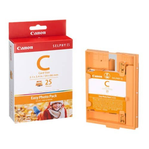 CANON EC25 EASY PHOTO PACK CREDIT CARD SIZE 25 SHEETS TO SUIT ES1