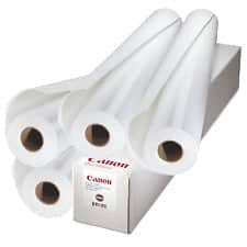 CANON A1 CANON BOND PAPER 80GSM 594MM X 50M BOX OF 4 ROLLS FOR 24 TECHNICAL PRINTERS