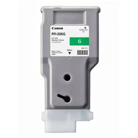 CANON PFI-206G LUCIA EX GREEN INK FO R IPF6400 6450 - 300ML