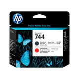 HP 744 MATTE BLACK AND CHROMATIC RED DESIGNJET PRINTHEAD