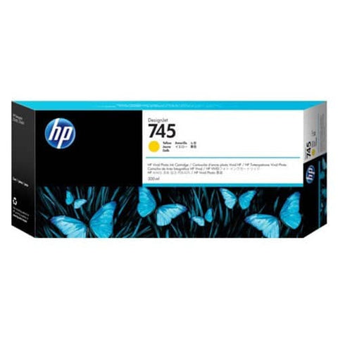 HP 745 300-ML YELLOW DESIGNJET INK CARTRIDGE