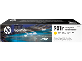 HP 981Y YELLOW ORIGINAL PAGE WIDE CRTG 16K