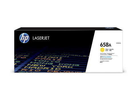 HP 658A YELLOW LASERJET TONER CARTRIDGE 6K