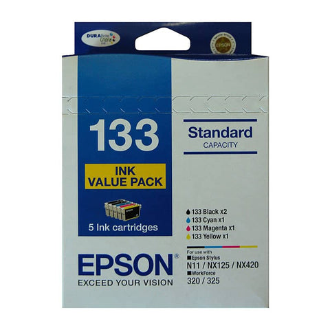 EPSON 133 x 5 Ink Value Pack